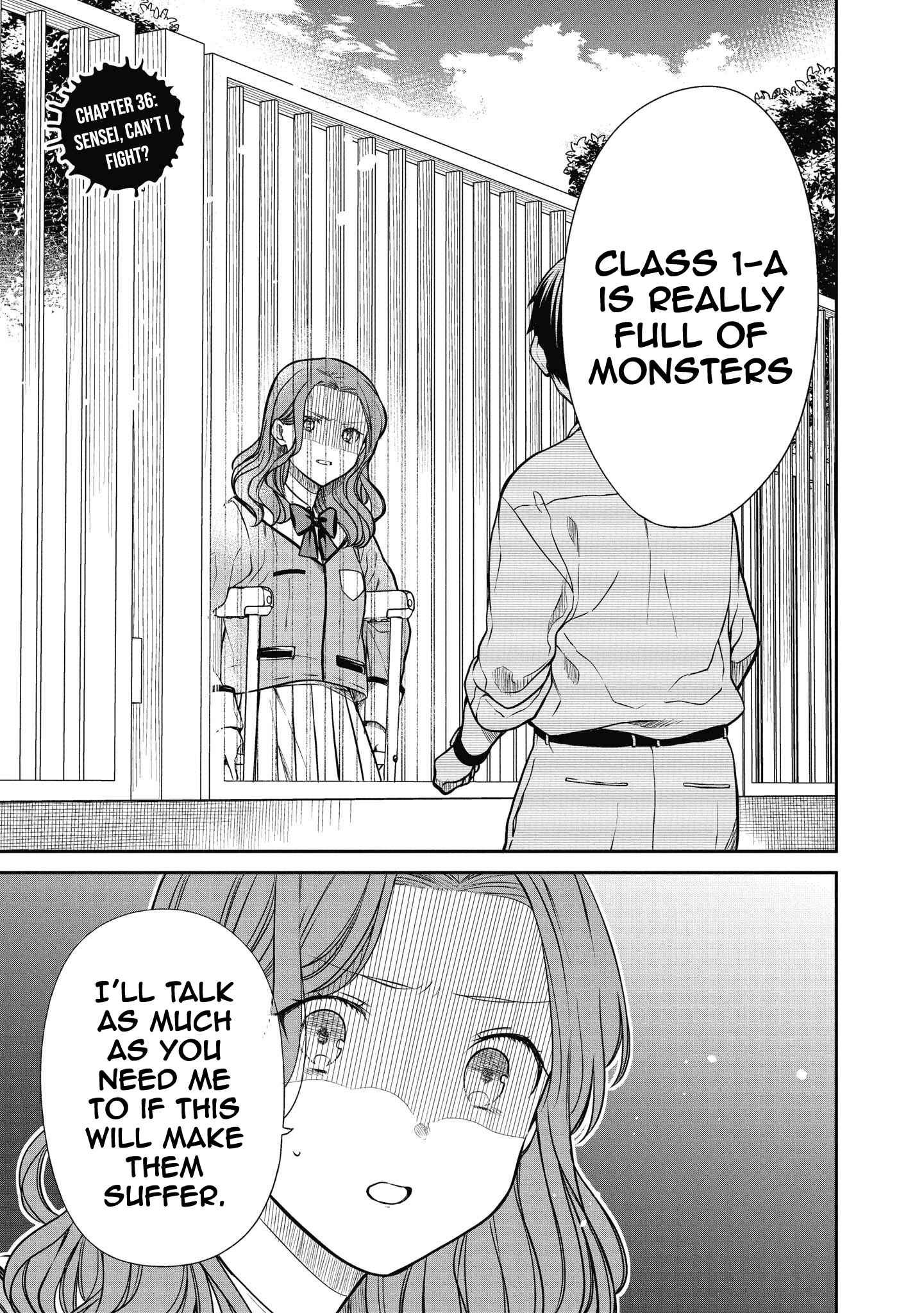 1-nen A-gumi no Monster Chapter 36 page 1