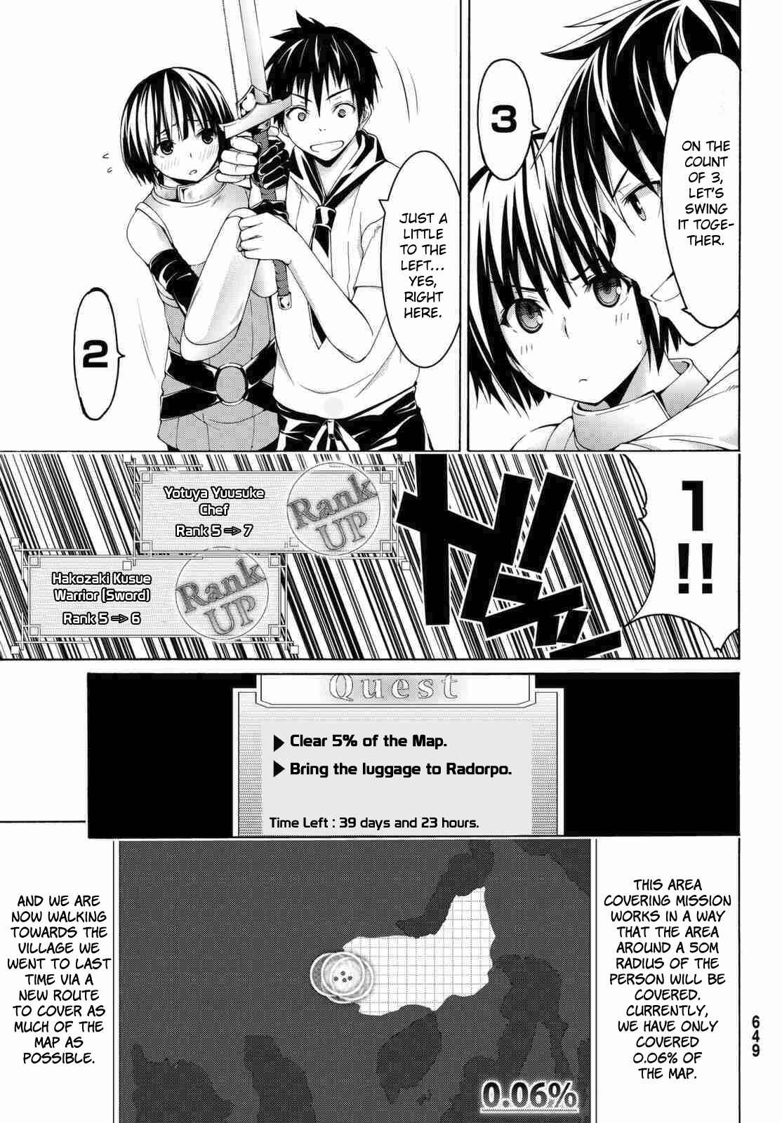100-man no Inochi no Ue ni Ore wa Tatteiru Chapter 3.1 page 9