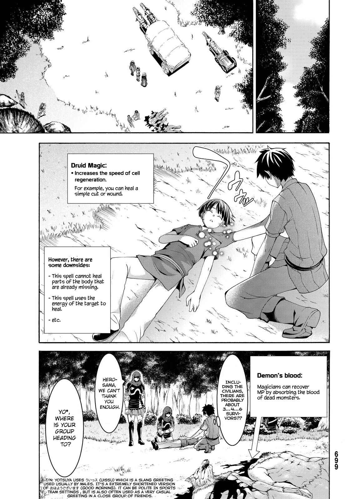 100-man no Inochi no Ue ni Ore wa Tatteiru Chapter 5 page 34