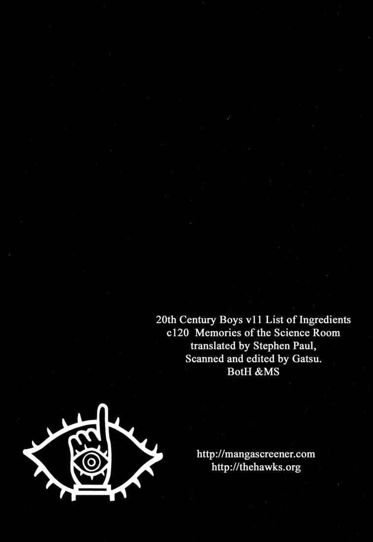 20th Century Boys Chapter 121 page 0
