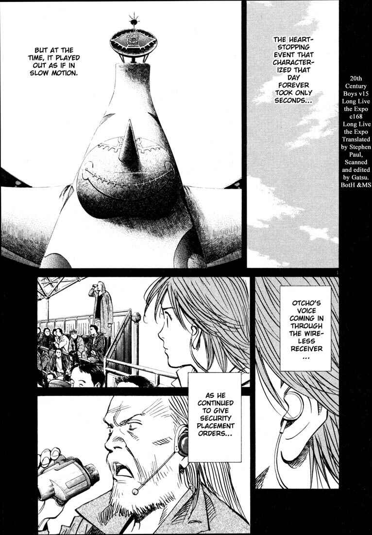 20th Century Boys Chapter 168 page 0