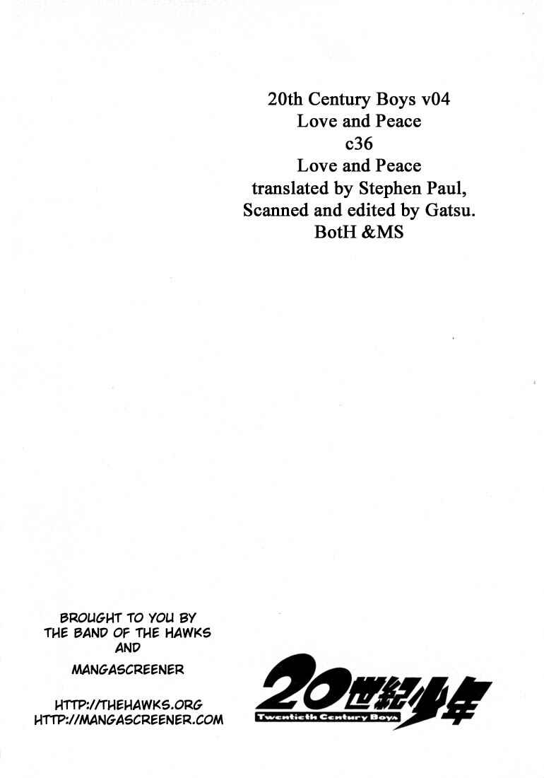 20th Century Boys Chapter 36 page 0