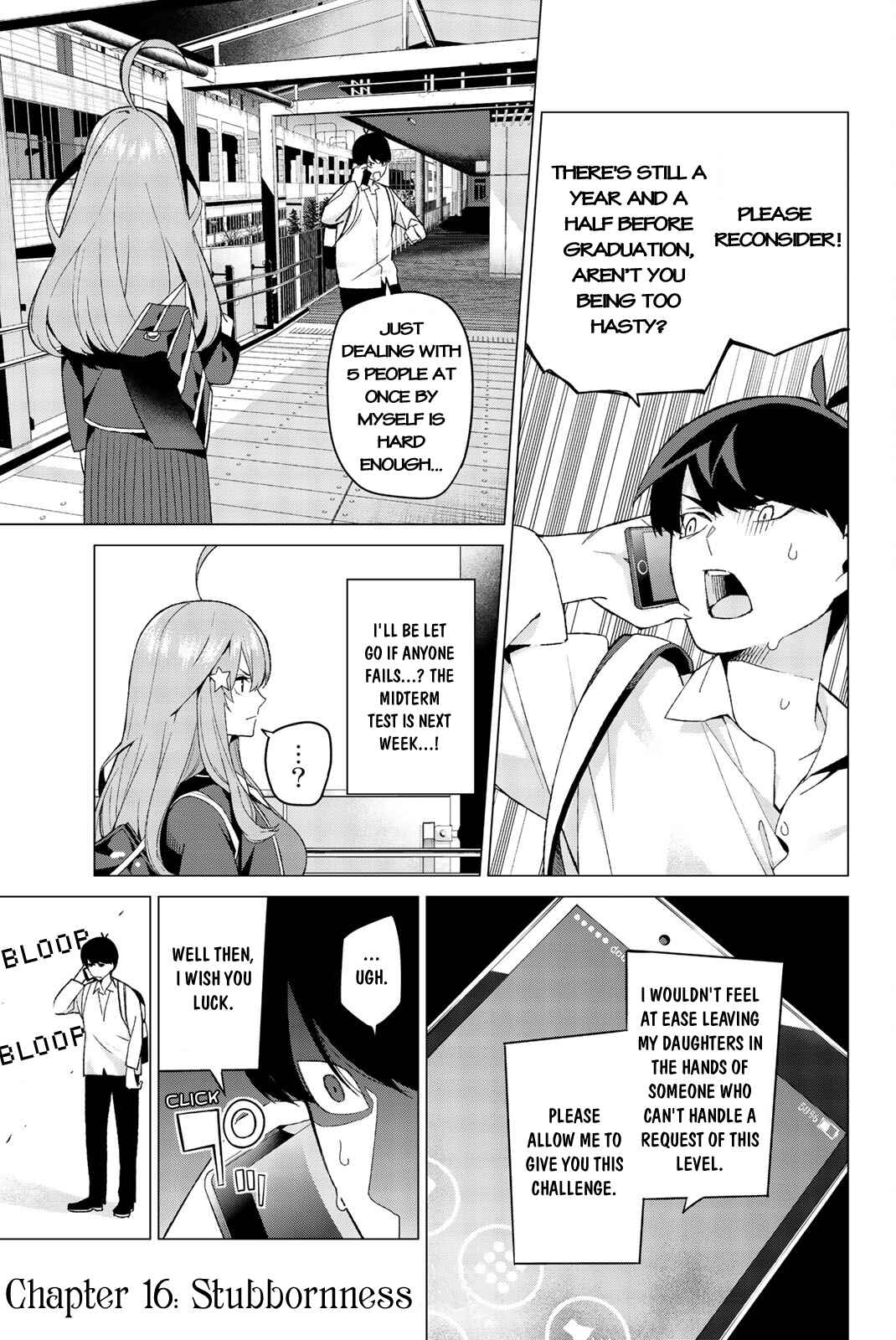 5Toubun no Hanayome Chapter 16 page 0