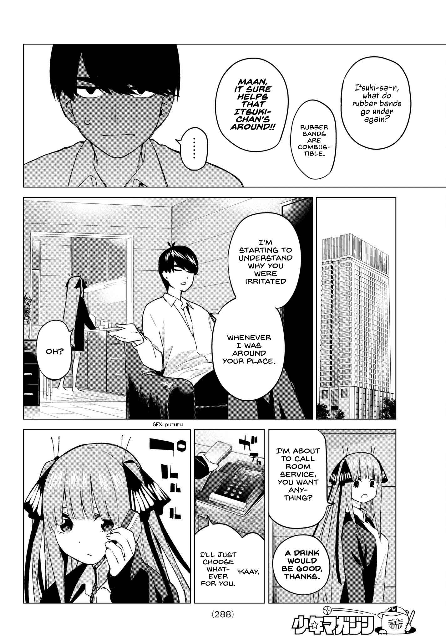 5Toubun no Hanayome Chapter 43 page 12