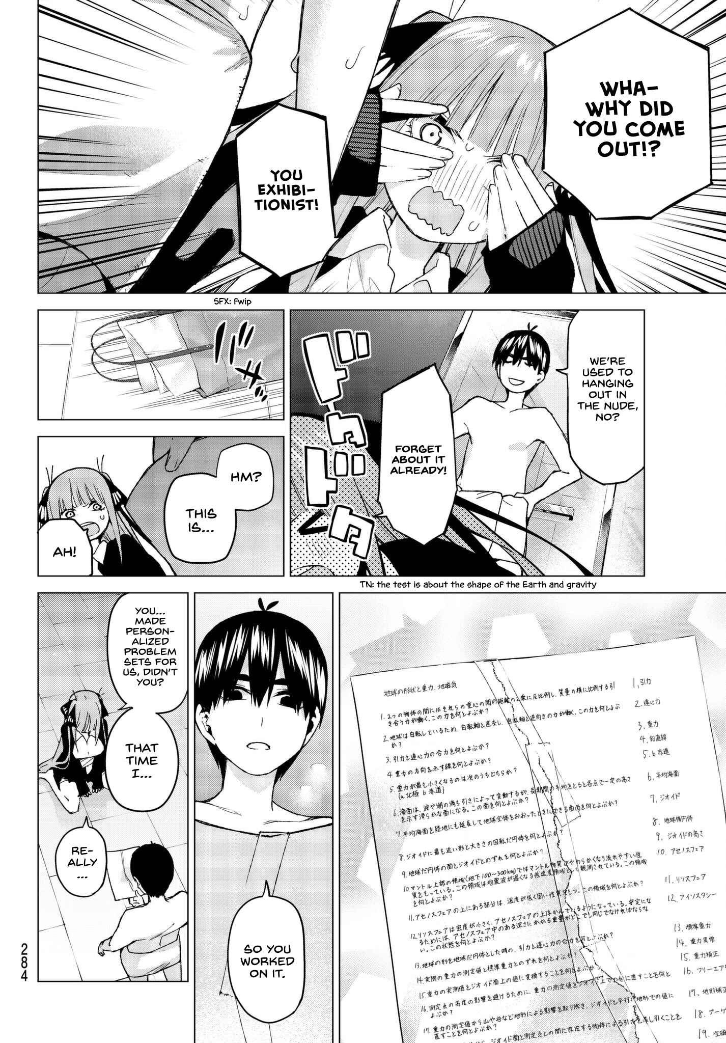5Toubun no Hanayome Chapter 43 page 8