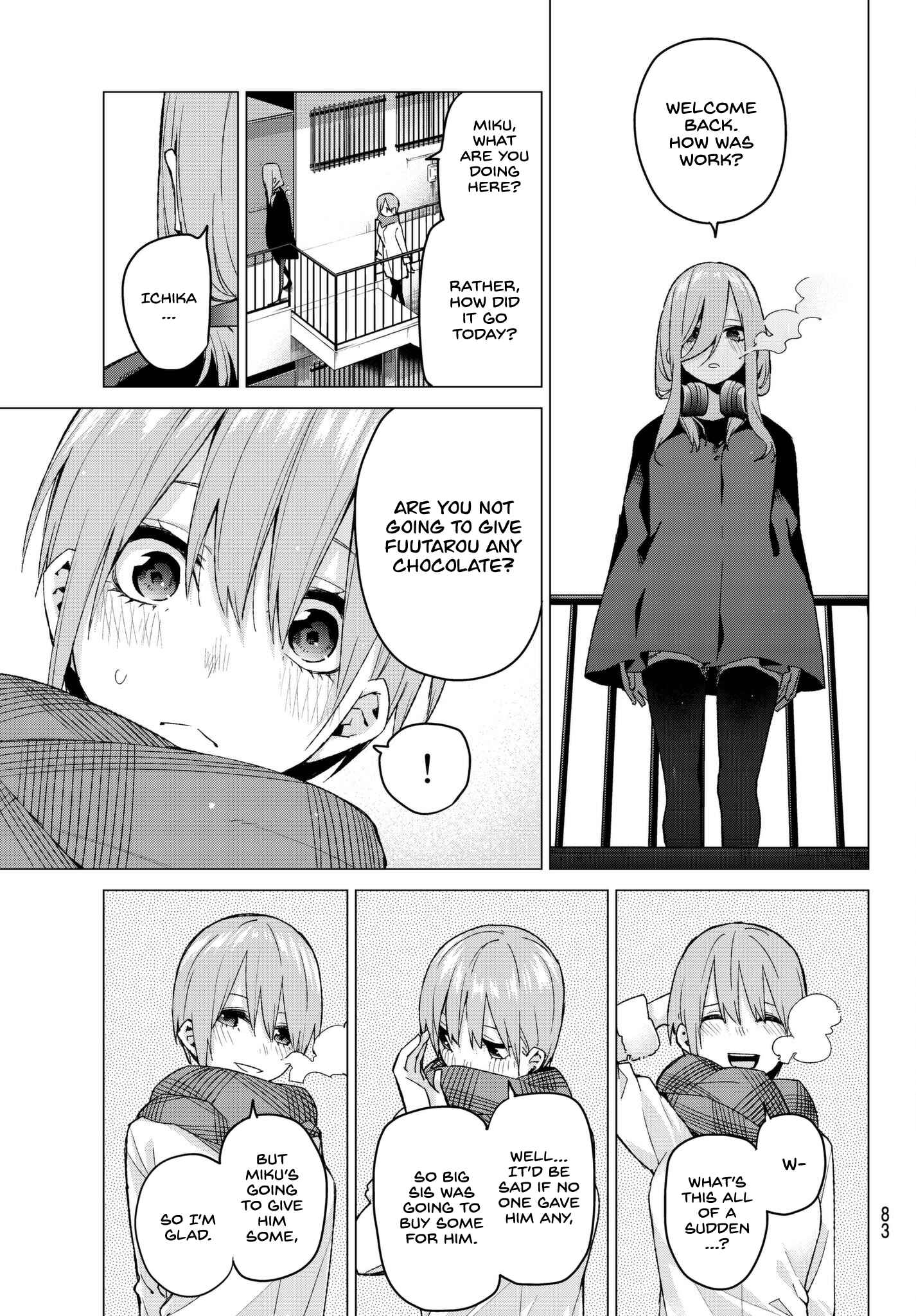 5Toubun no Hanayome Chapter 55 page 16