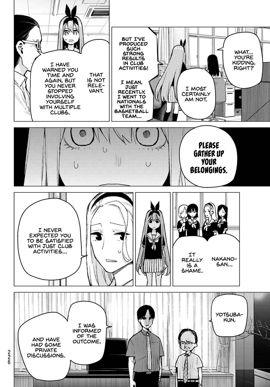 5Toubun no Hanayome Chapter 89 page 11