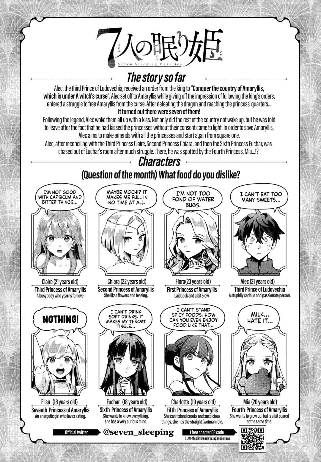 7-Nin no Nemuri Hime Chapter 11 page 1