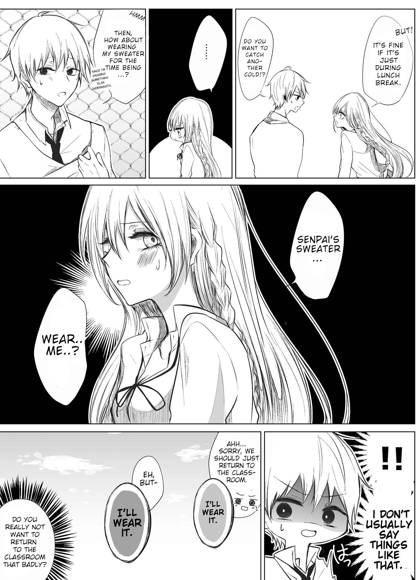 A Flirty and Devoted Kouhai (Pre-Serialization) Chapter 14 page 1