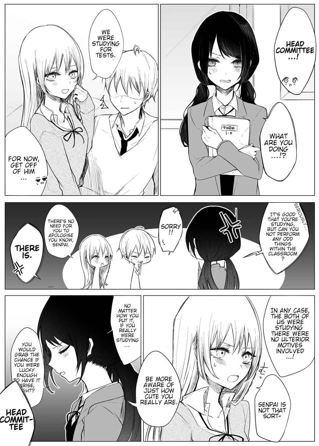A Flirty and Devoted Kouhai (Pre-Serialization) Chapter 15 page 1