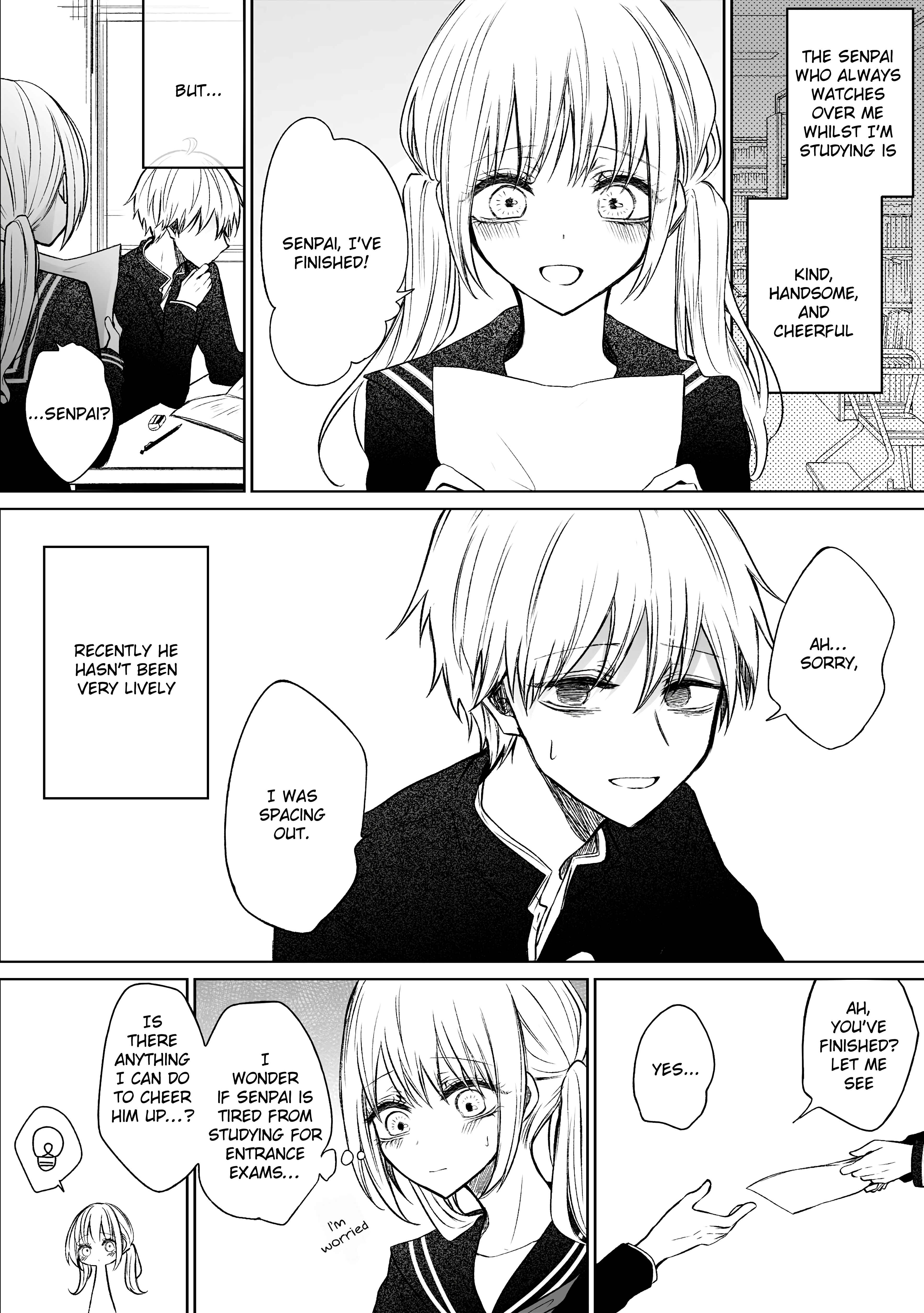 A Flirty and Devoted Kouhai (Pre-Serialization) Chapter 57.2 page 0