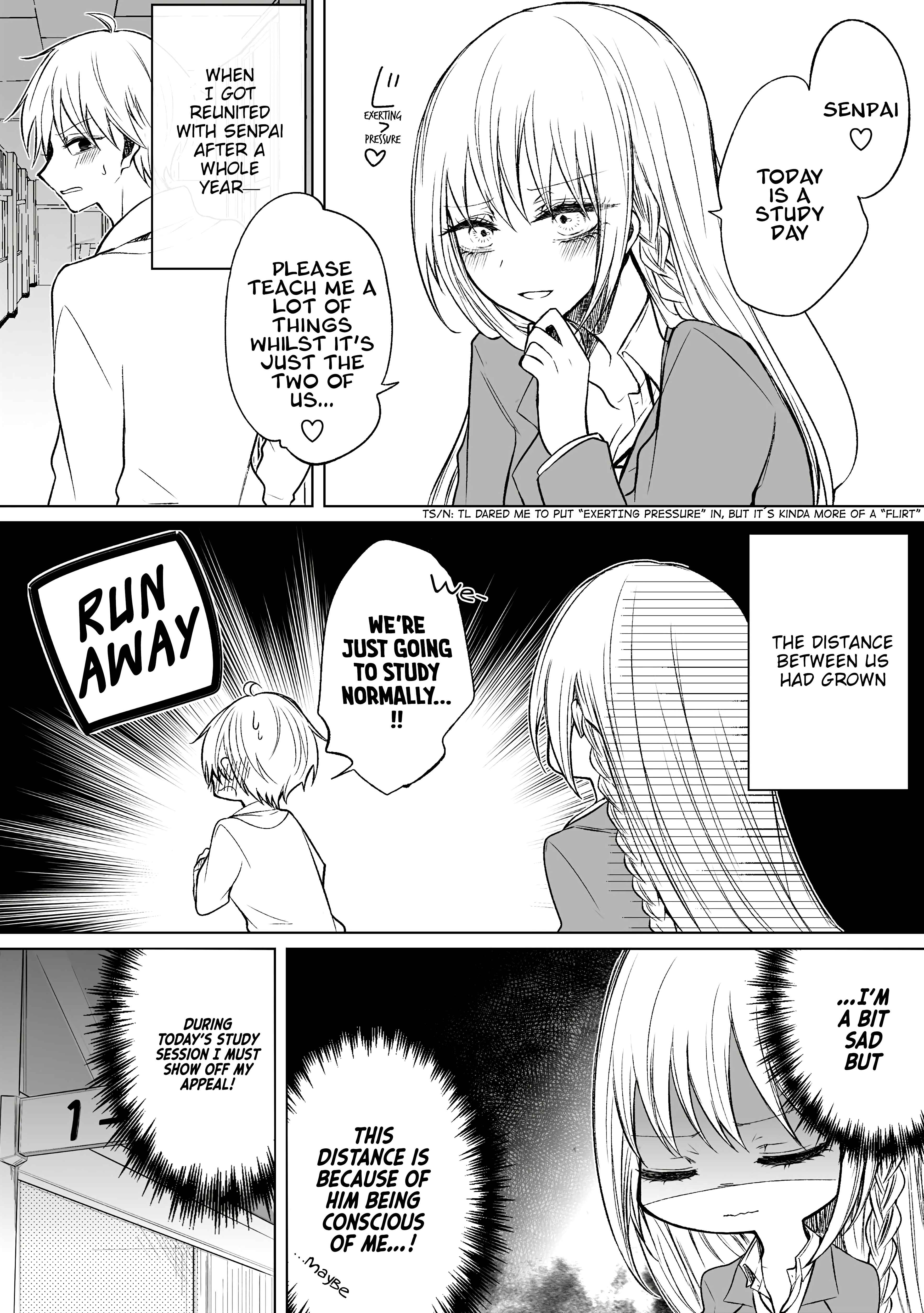 A Flirty and Devoted Kouhai (Pre-Serialization) Chapter 57.4 page 0