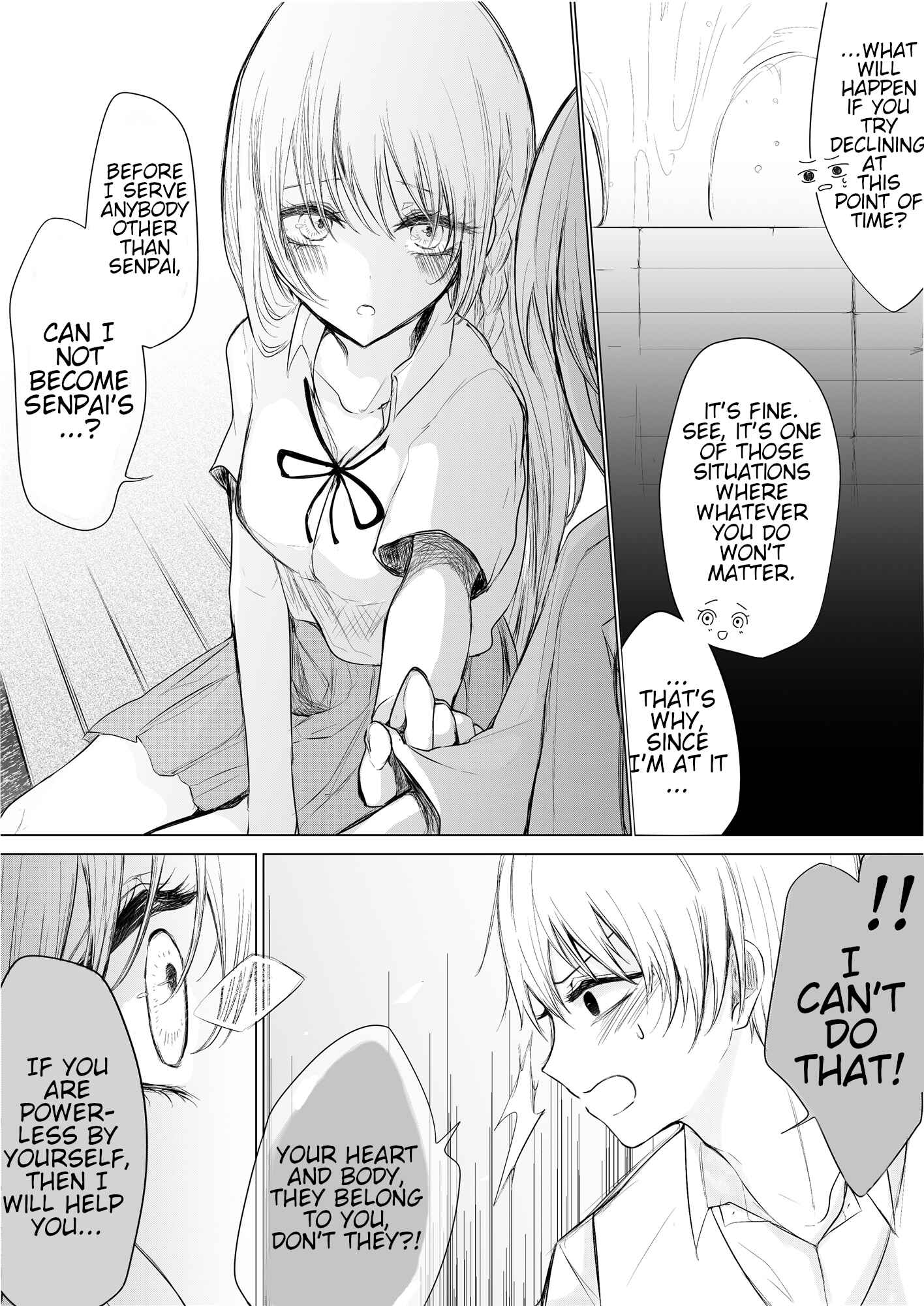 A Flirty and Devoted Kouhai (Pre-Serialization) Chapter 6 page 1