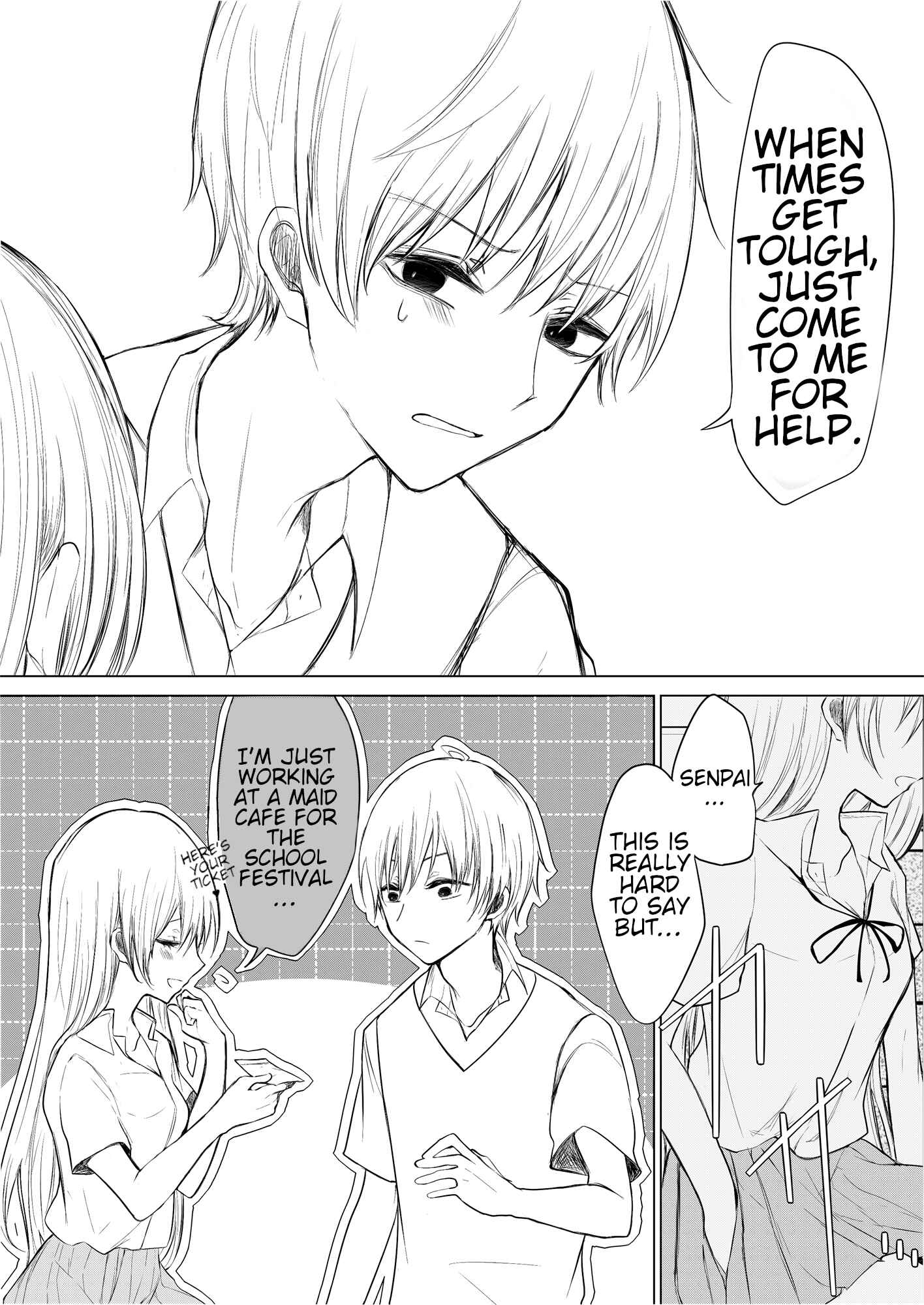 A Flirty and Devoted Kouhai (Pre-Serialization) Chapter 6 page 2