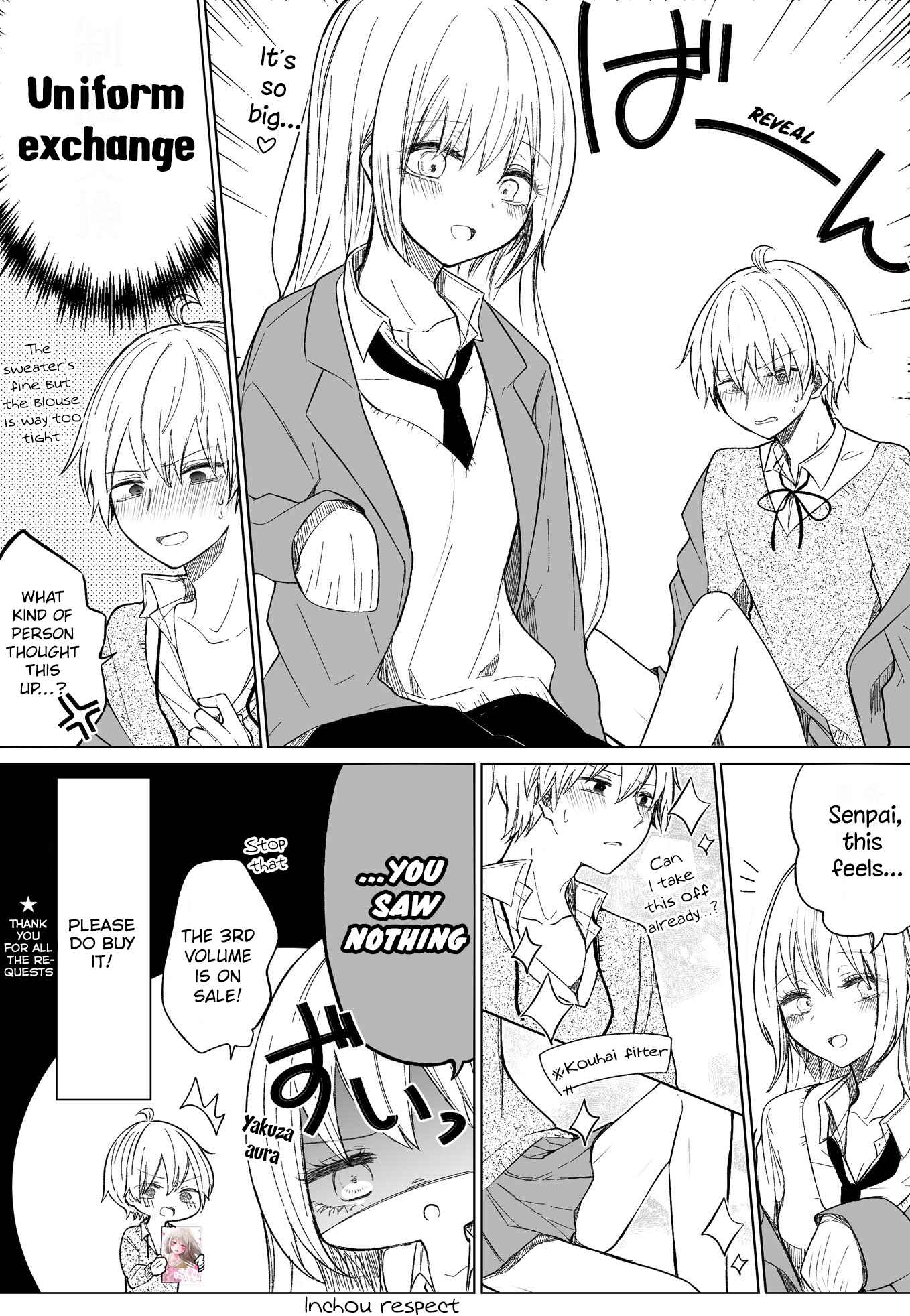A Flirty and Devoted Kouhai (Pre-Serialization) Chapter 94.5 page 3