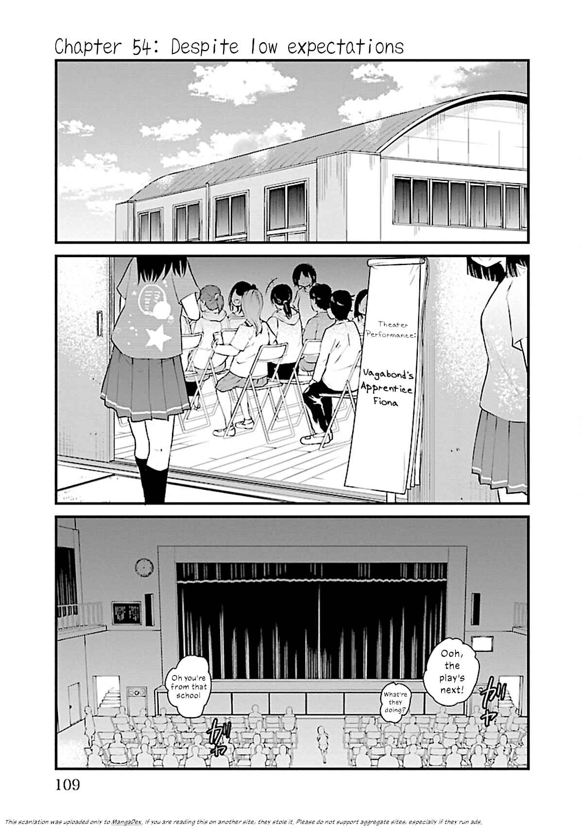 A Girl Who Can't Speak Thinks "She Is Too Kind." Chapter 54 page 0