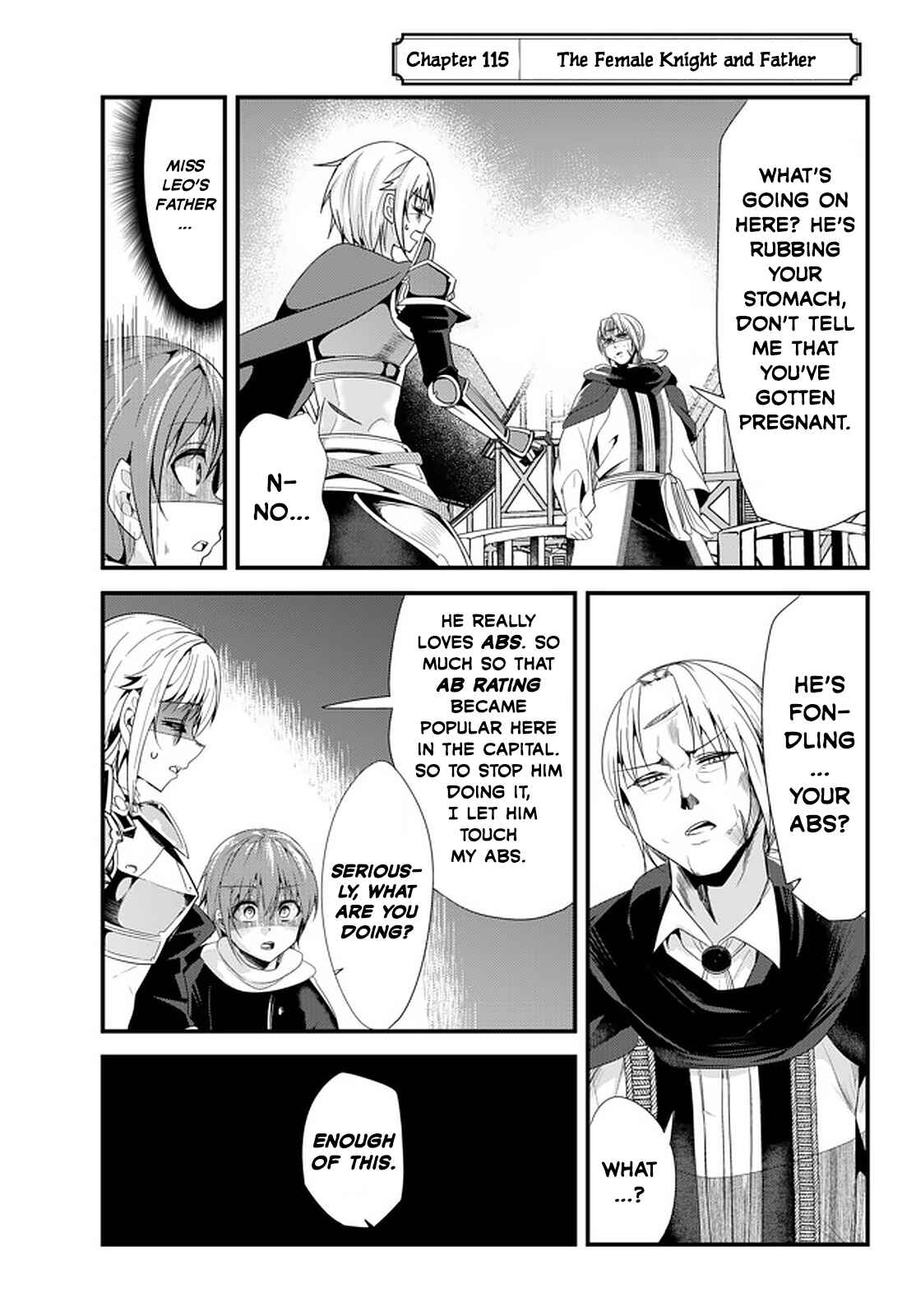 A Story About Treating a Female Knight, Who Has Never Been Treated as a Woman, as a Woman Chapter 115 page 0