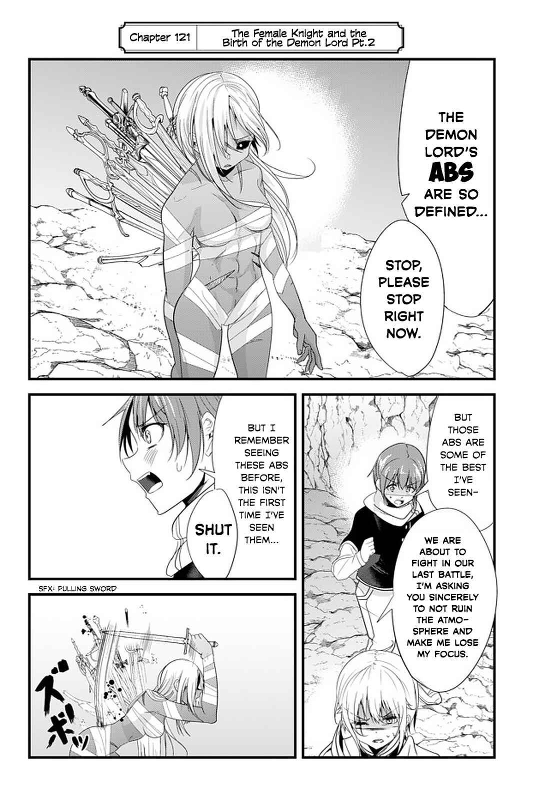 A Story About Treating a Female Knight, Who Has Never Been Treated as a Woman, as a Woman Chapter 121 page 3