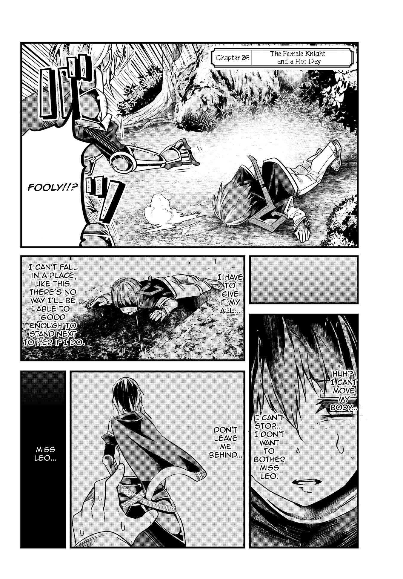A Story About Treating a Female Knight, Who Has Never Been Treated as a Woman, as a Woman Chapter 26 page 1
