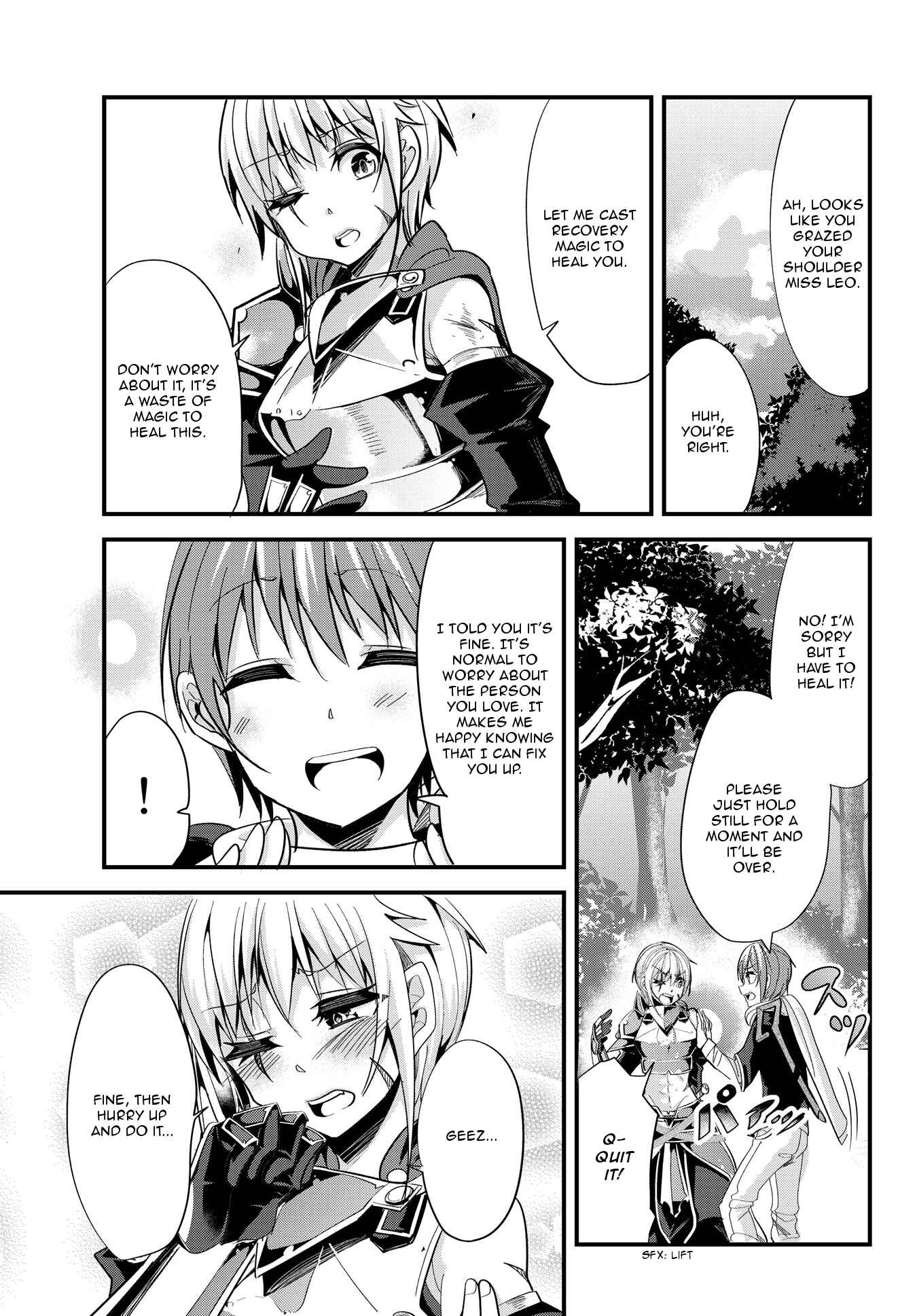 A Story About Treating a Female Knight, Who Has Never Been Treated as a Woman, as a Woman Chapter 44 page 0
