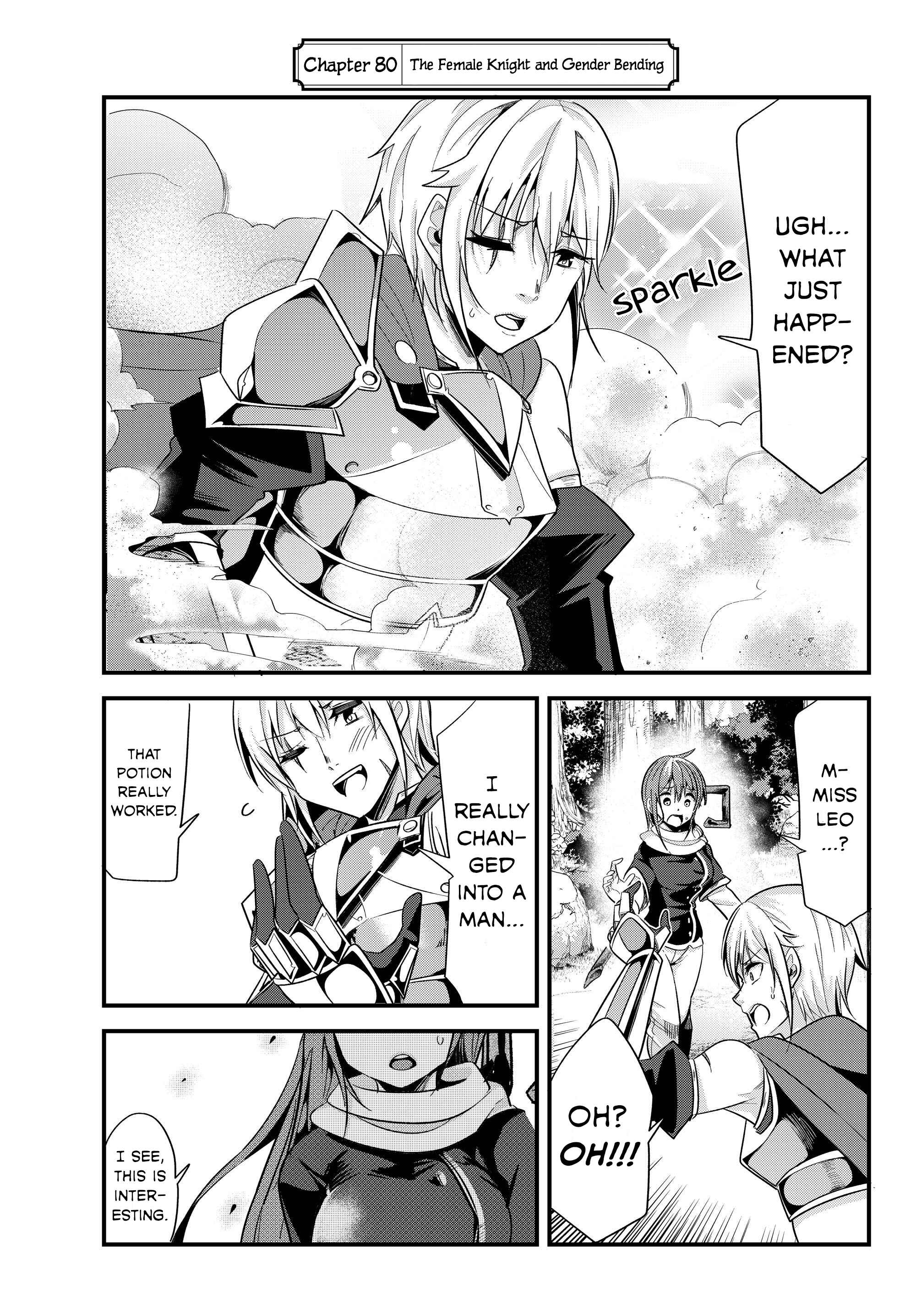 A Story About Treating a Female Knight, Who Has Never Been Treated as a Woman, as a Woman Chapter 80 page 2