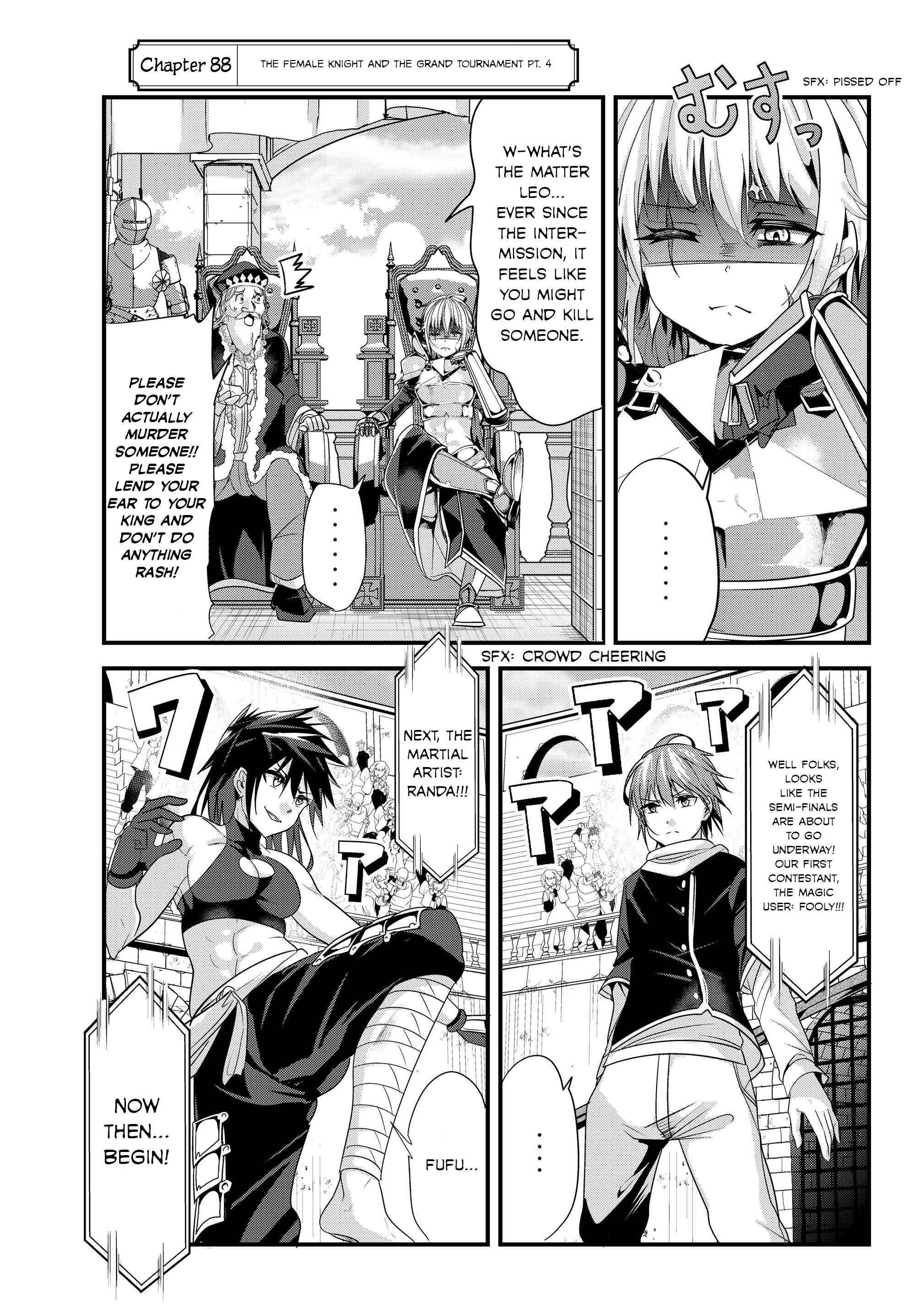 A Story About Treating a Female Knight, Who Has Never Been Treated as a Woman, as a Woman Chapter 88 page 0