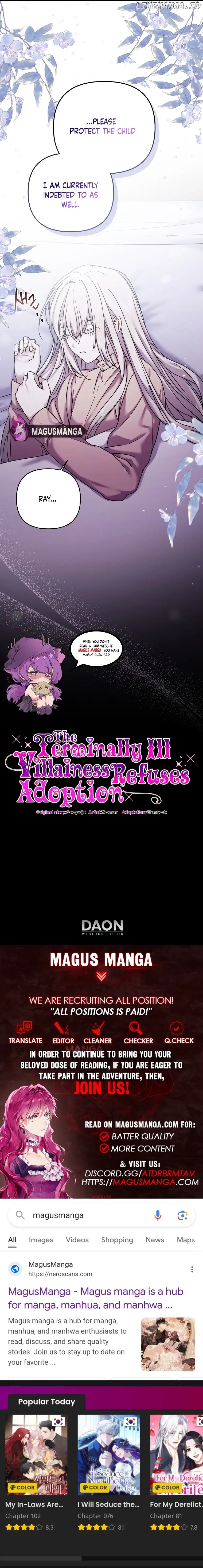 A Terminally Ill Villainess Refuses To Be Adopted Chapter 9 page 13