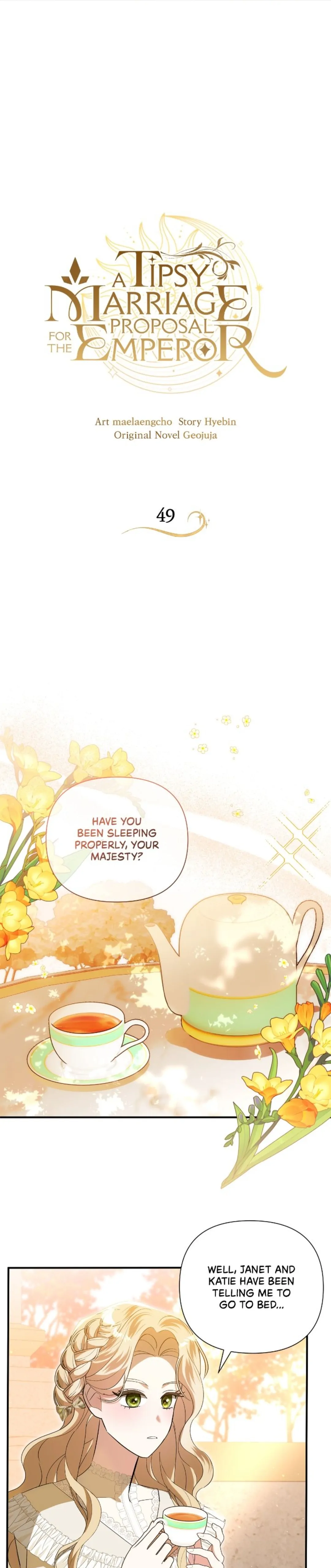A Tipsy Marriage Proposal for the Emperor Chapter 49 page 6