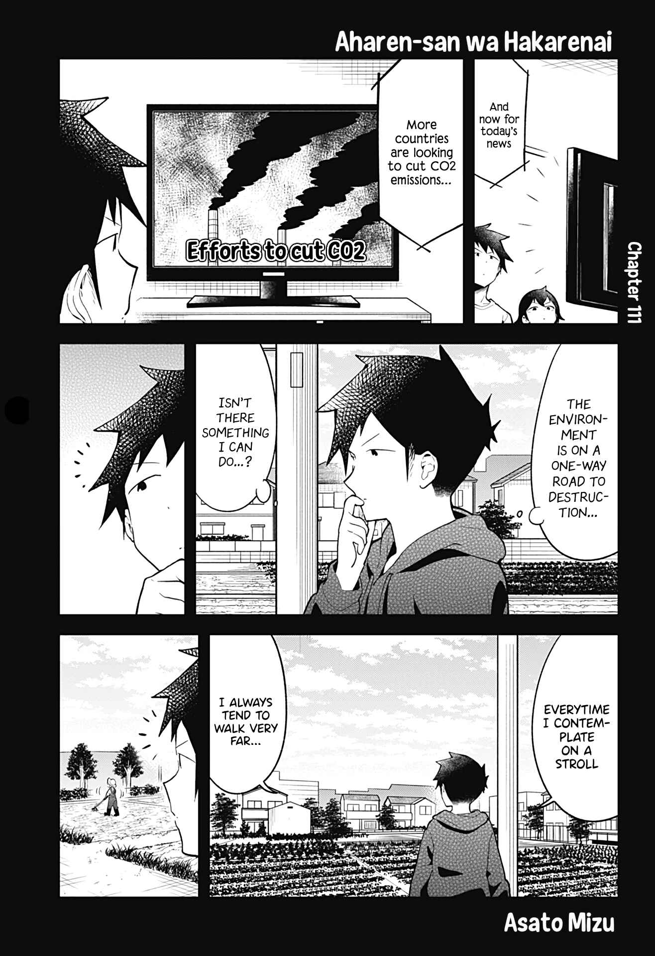 Aharen-san wa Hakarenai Chapter 111 page 1