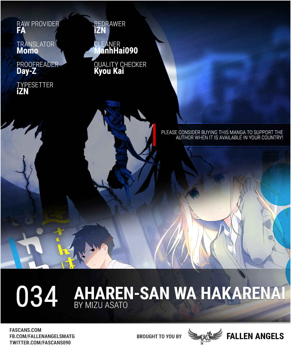 Aharen-san wa Hakarenai Chapter 34 page 0