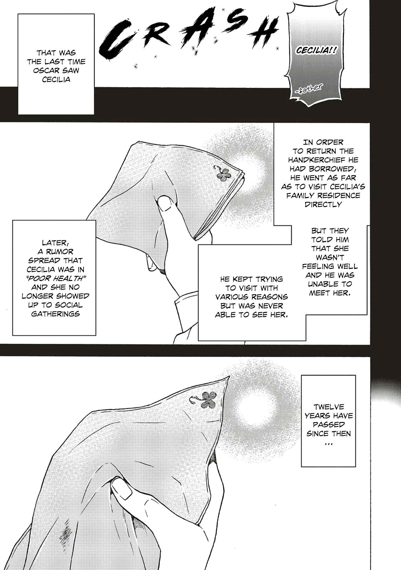 Akuyaku Reijou, Cecilia Sylvie wa Shinitakunai no de Dansou suru koto ni shita Chapter 2.3 page 12