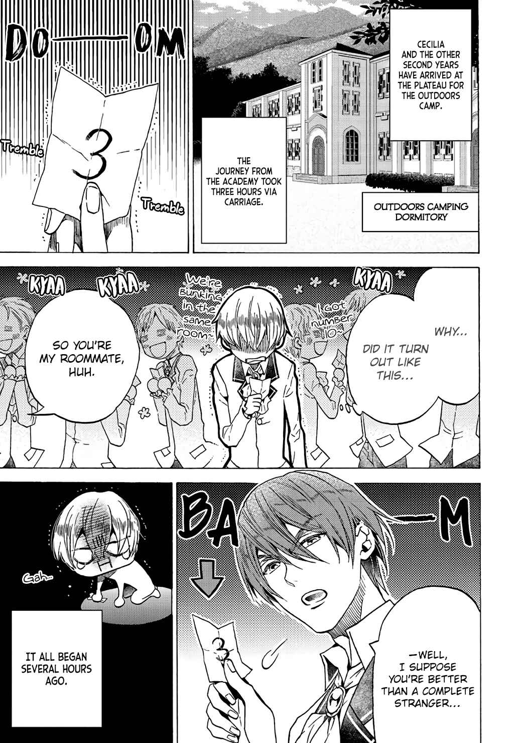 Akuyaku Reijou, Cecilia Sylvie wa Shinitakunai no de Dansou suru koto ni shita Chapter 3.3 page 2