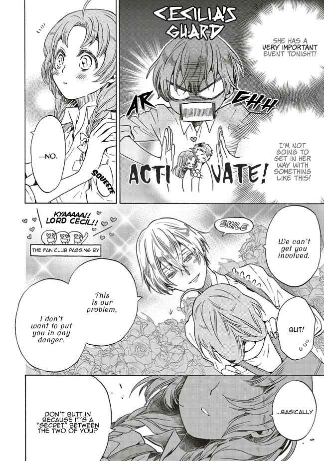 Akuyaku Reijou, Cecilia Sylvie wa Shinitakunai no de Dansou suru koto ni shita Chapter 5.1 page 9