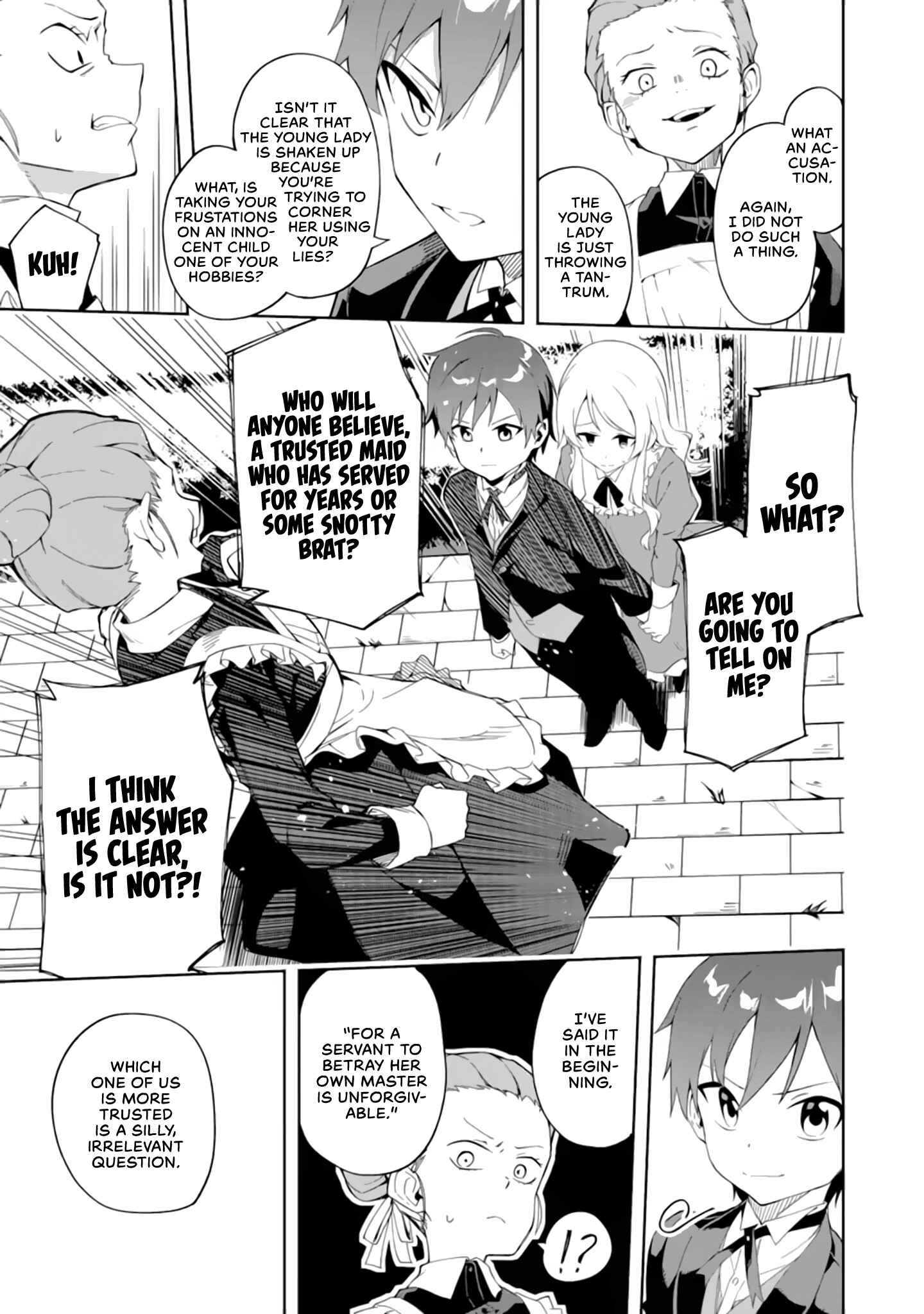 Akuyaku Reijou no Shitsuji-sama: Hametsu Flag wa Ore ga Tsubusasete Itadakimasu Chapter 1.1 page 14