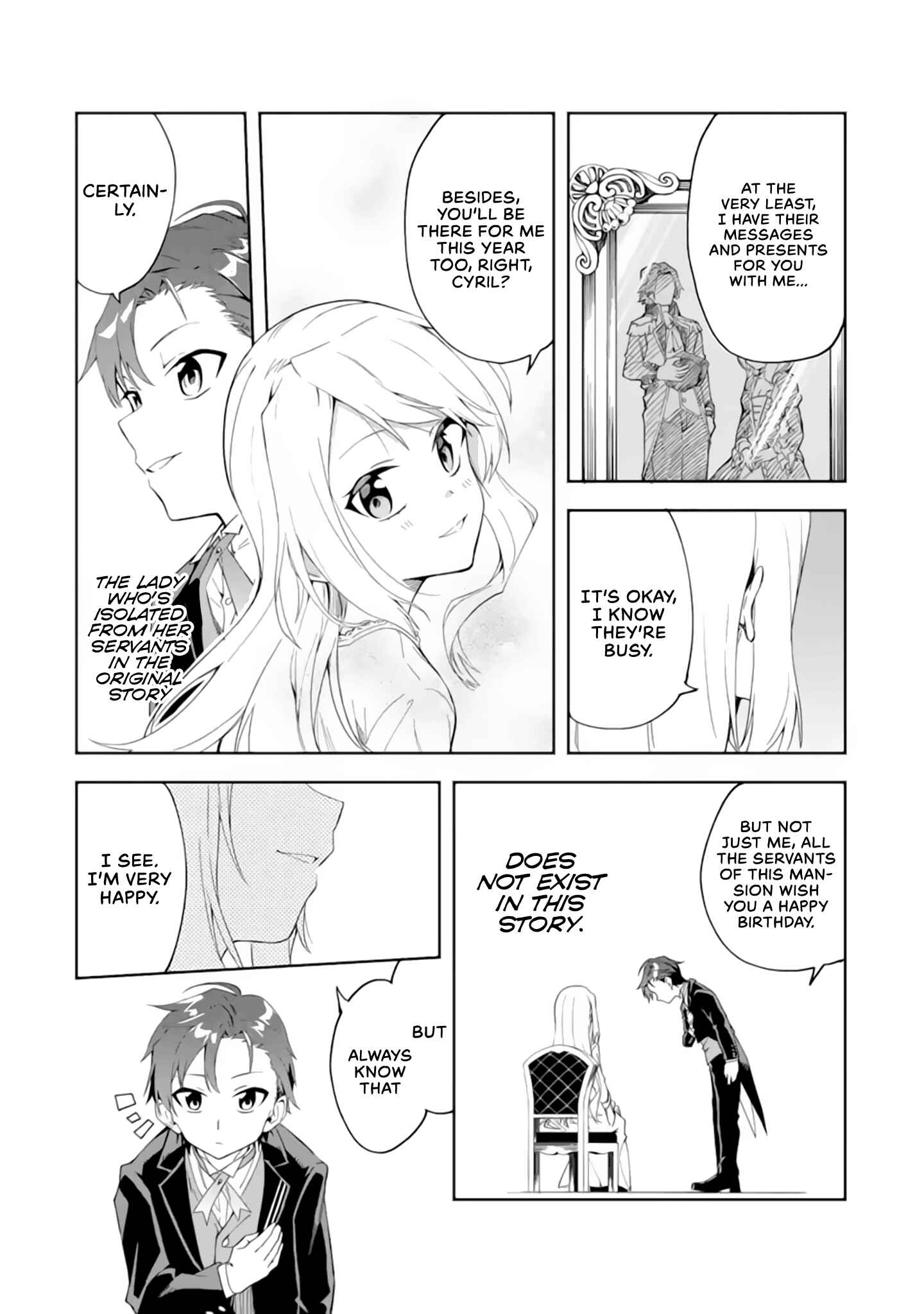 Akuyaku Reijou no Shitsuji-sama: Hametsu Flag wa Ore ga Tsubusasete Itadakimasu Chapter 1.1 page 22