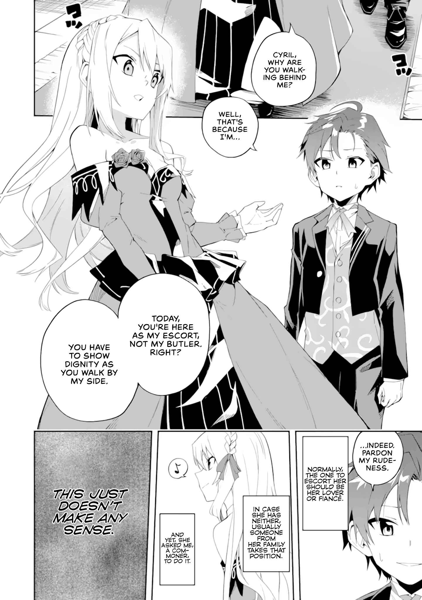 Akuyaku Reijou no Shitsuji-sama: Hametsu Flag wa Ore ga Tsubusasete Itadakimasu Chapter 1.1 page 25