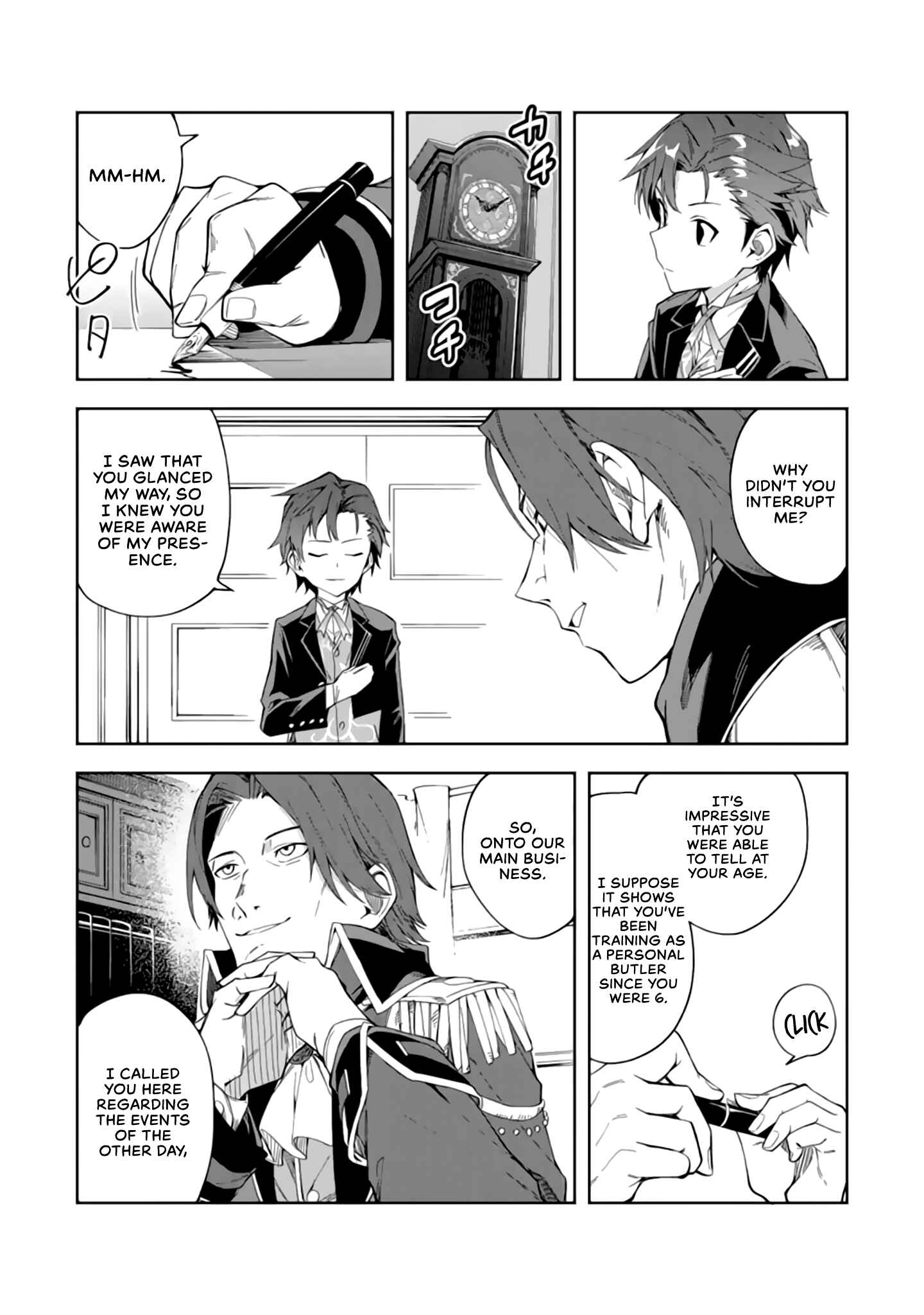 Akuyaku Reijou no Shitsuji-sama: Hametsu Flag wa Ore ga Tsubusasete Itadakimasu Chapter 2.1 page 5