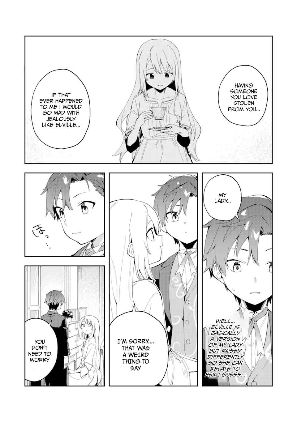 Akuyaku Reijou no Shitsuji-sama: Hametsu Flag wa Ore ga Tsubusasete Itadakimasu Chapter 24.1 page 1