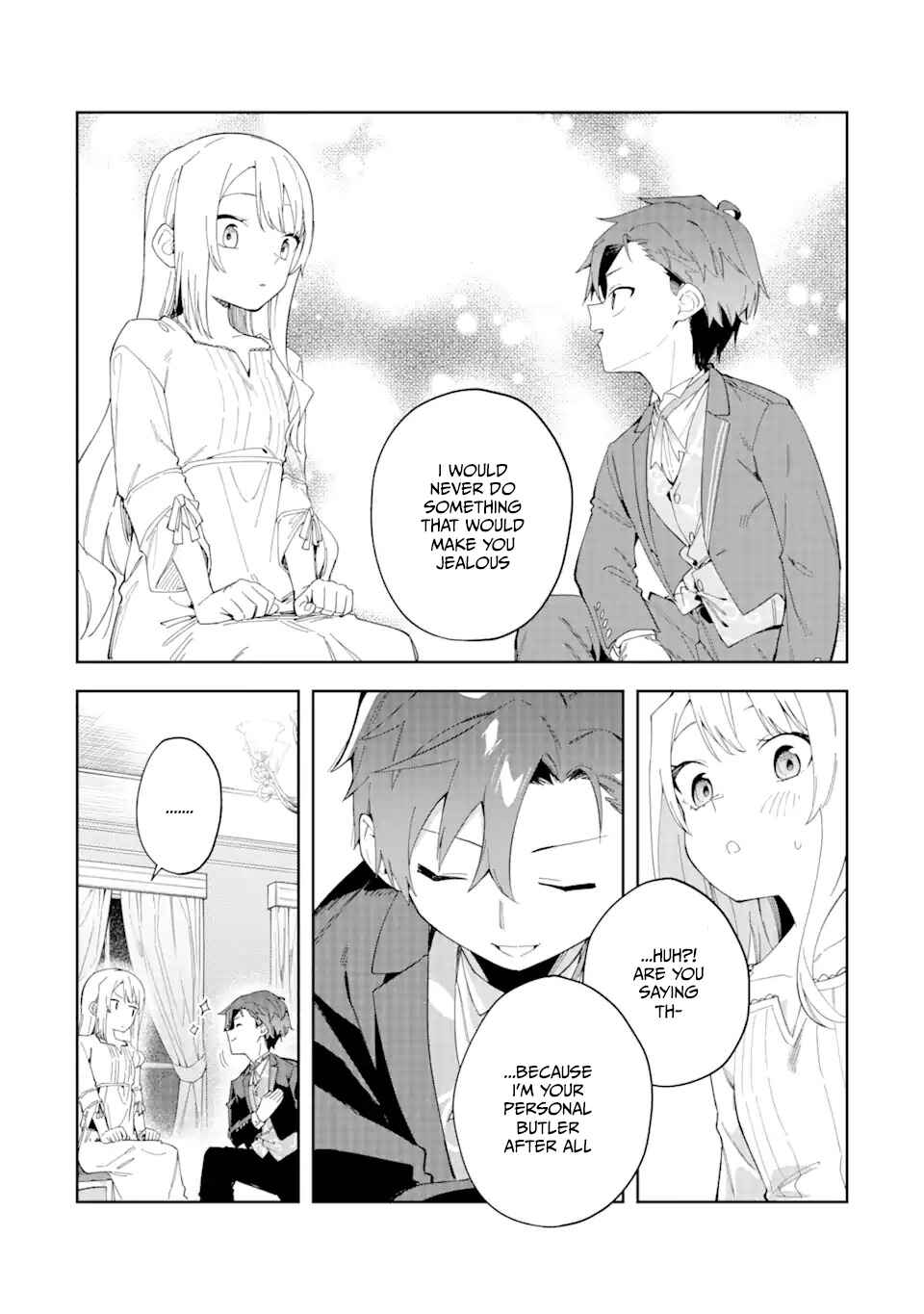 Akuyaku Reijou no Shitsuji-sama: Hametsu Flag wa Ore ga Tsubusasete Itadakimasu Chapter 24.1 page 2