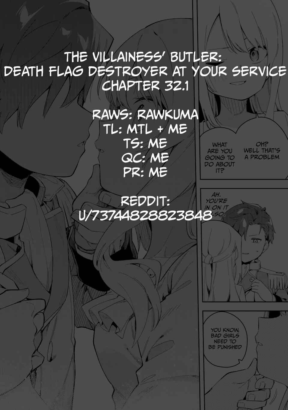 Akuyaku Reijou no Shitsuji-sama: Hametsu Flag wa Ore ga Tsubusasete Itadakimasu Chapter 32.1 page 22