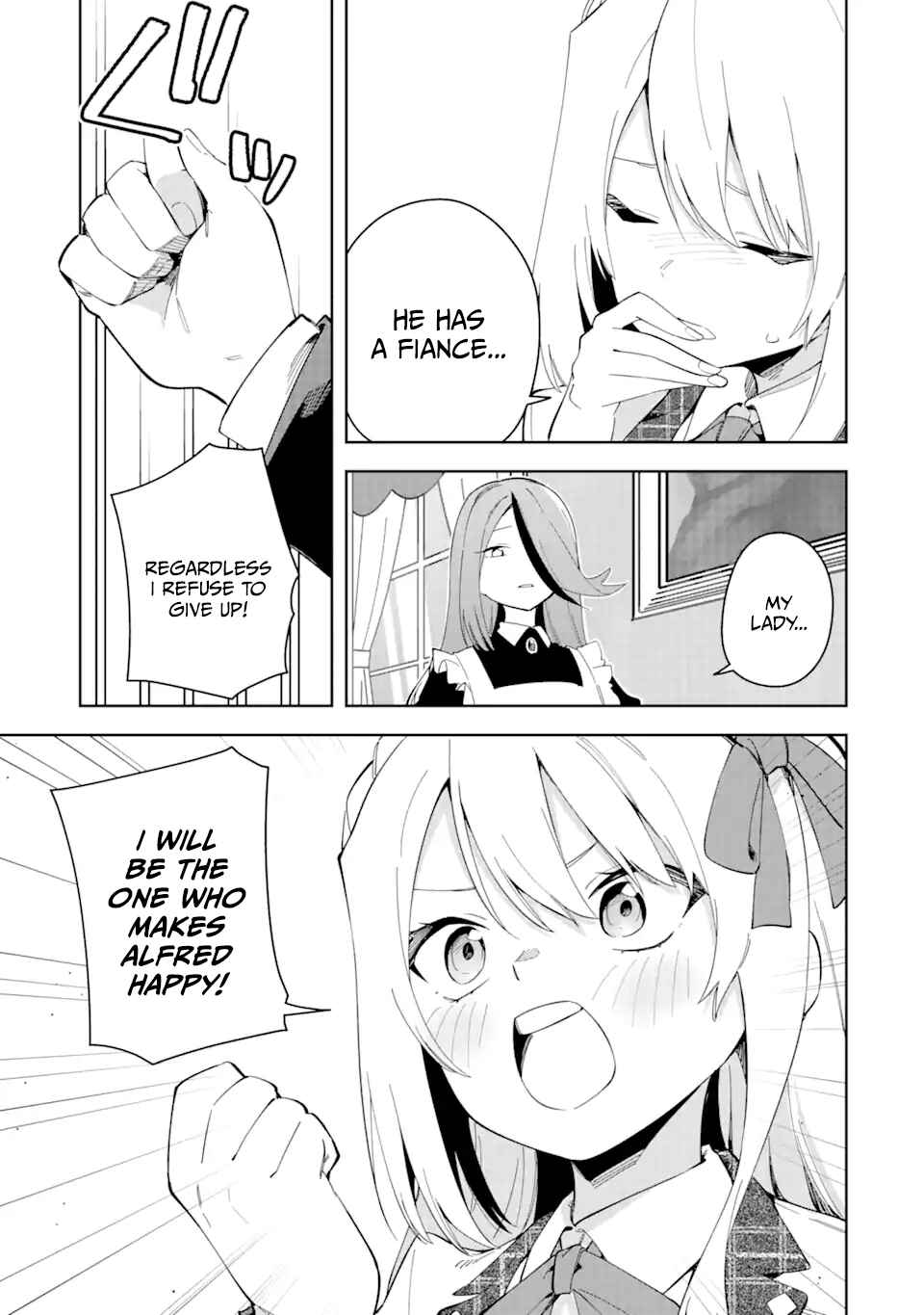 Akuyaku Reijou no Shitsuji-sama: Hametsu Flag wa Ore ga Tsubusasete Itadakimasu Chapter 32.1 page 2