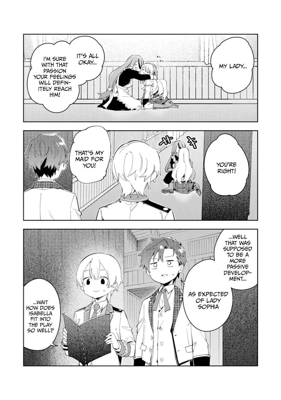 Akuyaku Reijou no Shitsuji-sama: Hametsu Flag wa Ore ga Tsubusasete Itadakimasu Chapter 32.1 page 3