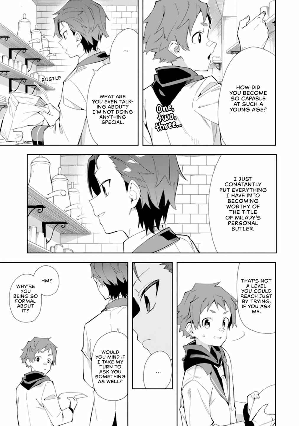 Akuyaku Reijou no Shitsuji-sama: Hametsu Flag wa Ore ga Tsubusasete Itadakimasu Chapter 8 page 7