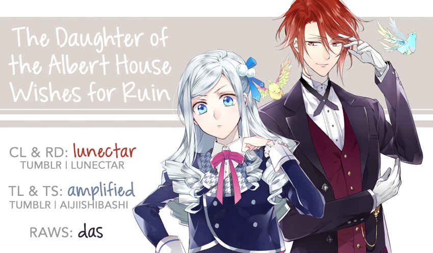 Albert-ke no Reijou wa Botsuraku wo Goshomou desu Chapter 7 page 0