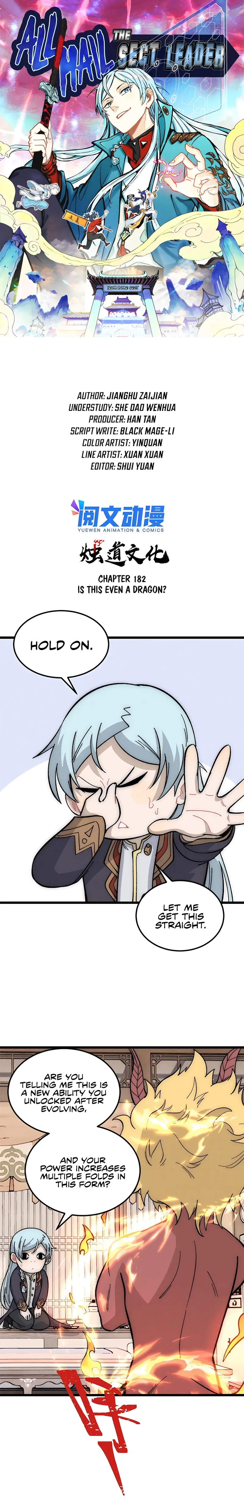 All Hail the Sect Leader Chapter 182 page 1