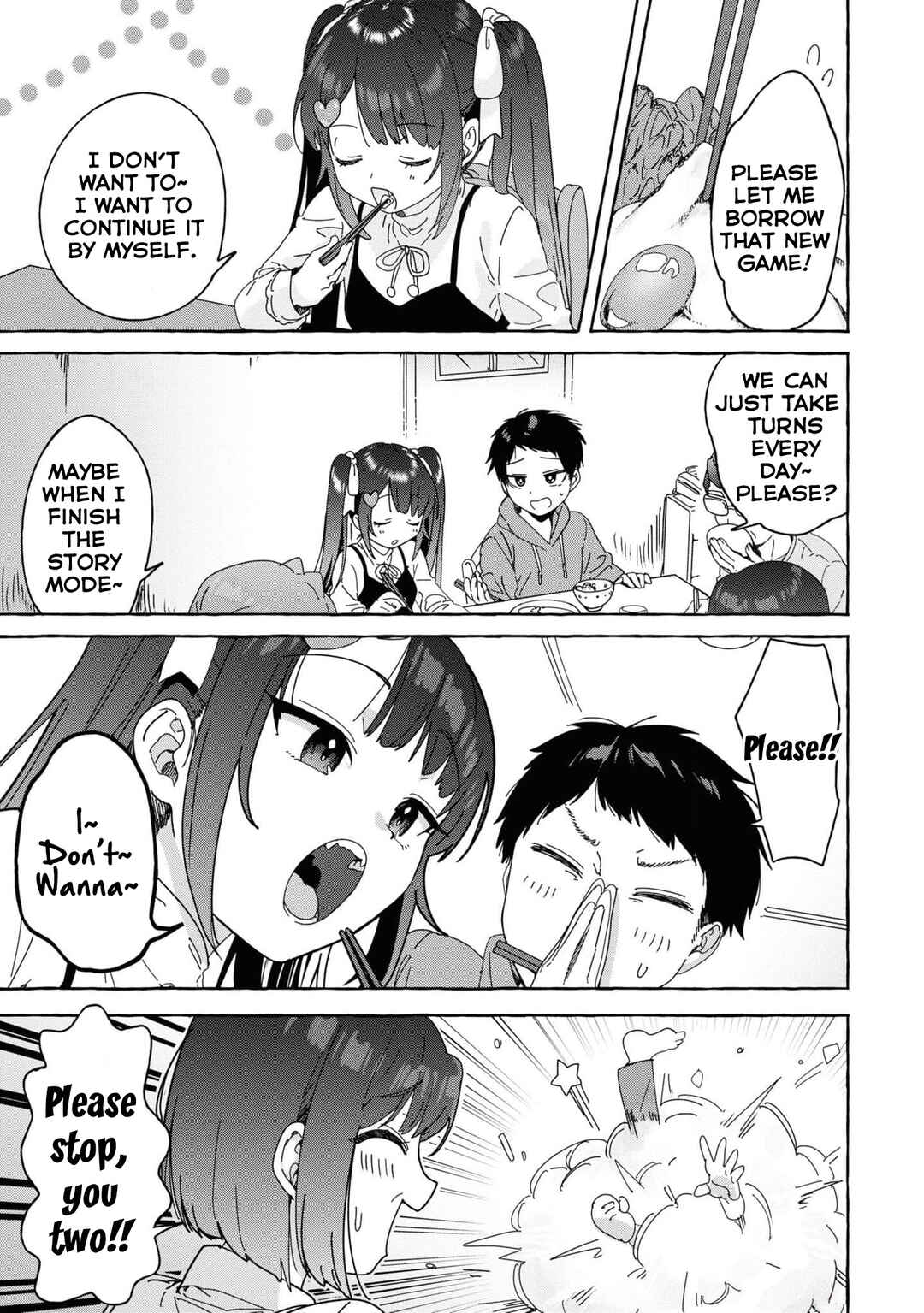 Amakara Gishimai ni Hasamarete Masu Chapter 28 page 2