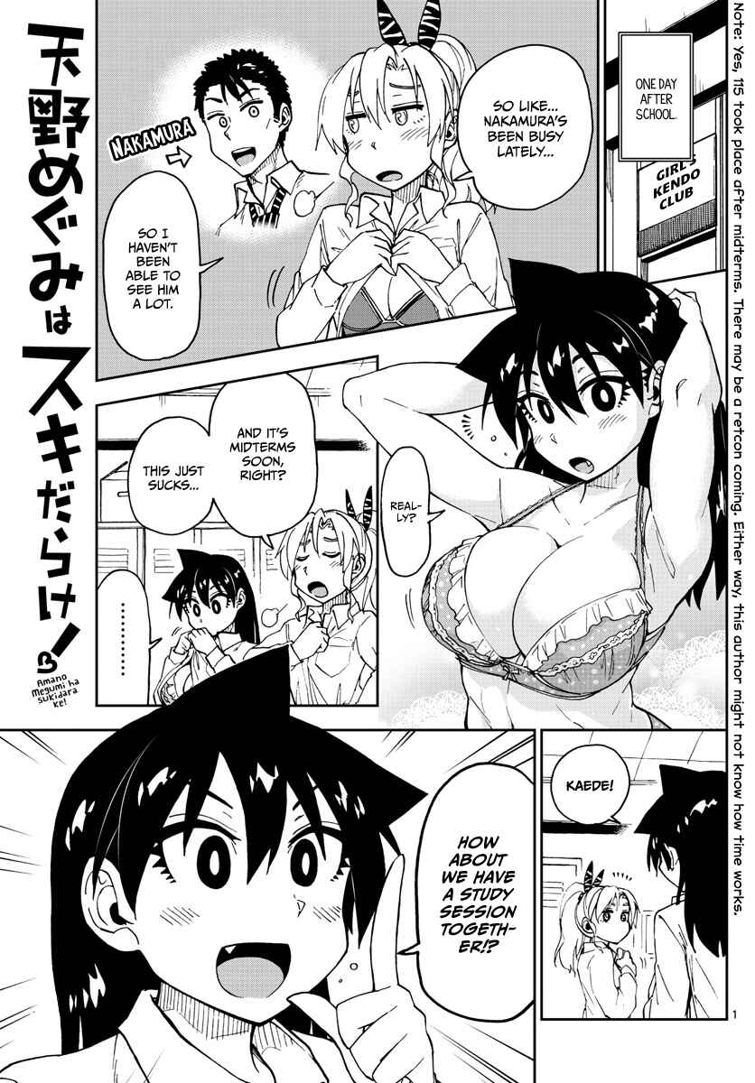 Amano Megumi wa Suki Darake! Chapter 116 page 0