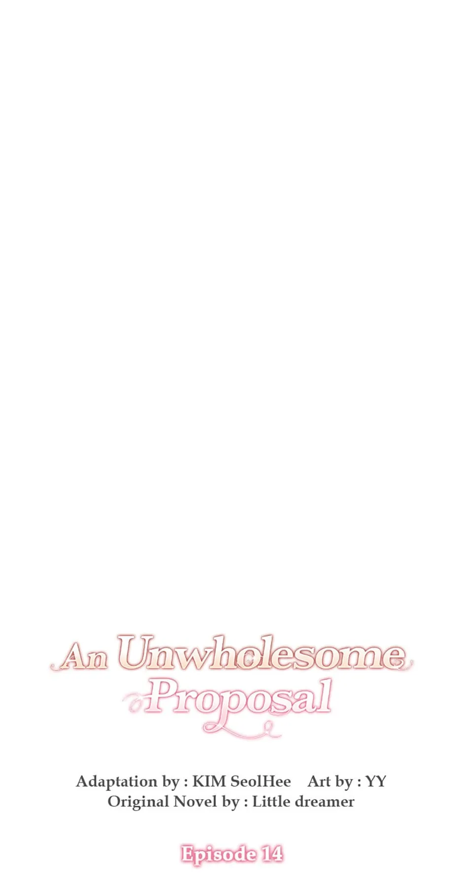 An Unwholesome Proposal Chapter 14 page 0