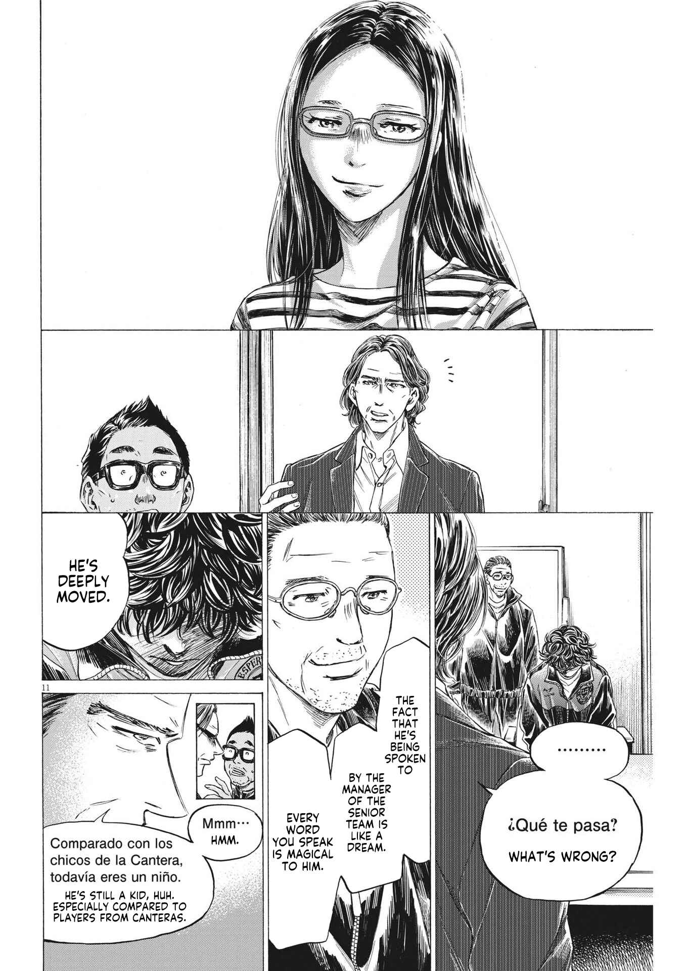 Ao Ashi Chapter 282 page 12