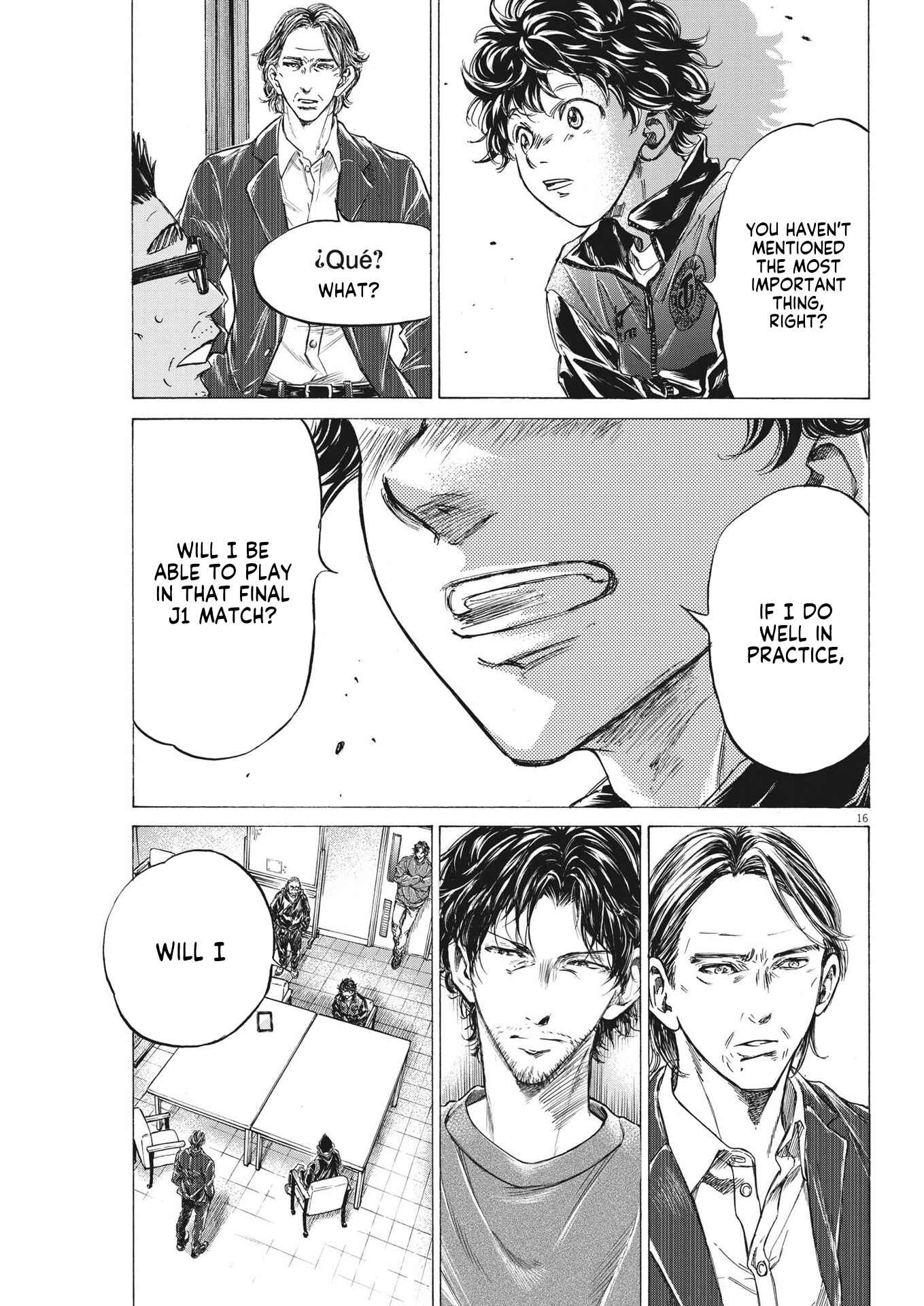 Ao Ashi Chapter 282 page 17